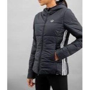 AIDIDAS SLIM FIT HOODED JACKET /COAT XS NEW WITH TAG
